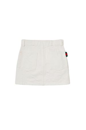 white cotton skirt GUCCI KIDS | 808297XDC569692